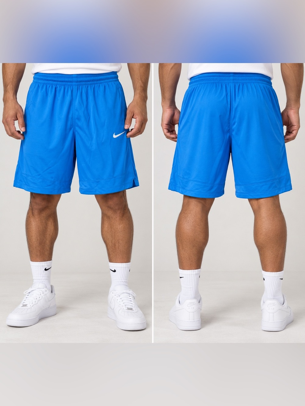 Nike Men's Blue Dri-Fit Basketball Shorts XL
